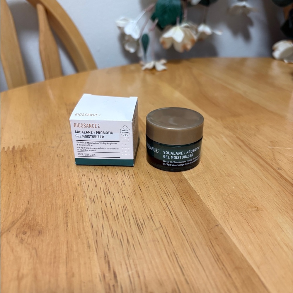 BIOSSANCE Squalane + Probiotic Gel Moisturizer Mini 0.5 fl.oz ~ BNIB ~ AUTHENTIC